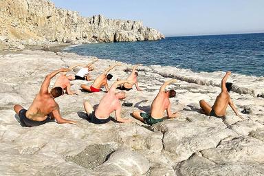 8 Day Spiritual Men's Yoga Retreat in Crete, Greece