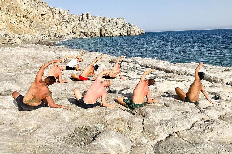 8 Day Spiritual Men's Yoga Retreat in Crete, Greece