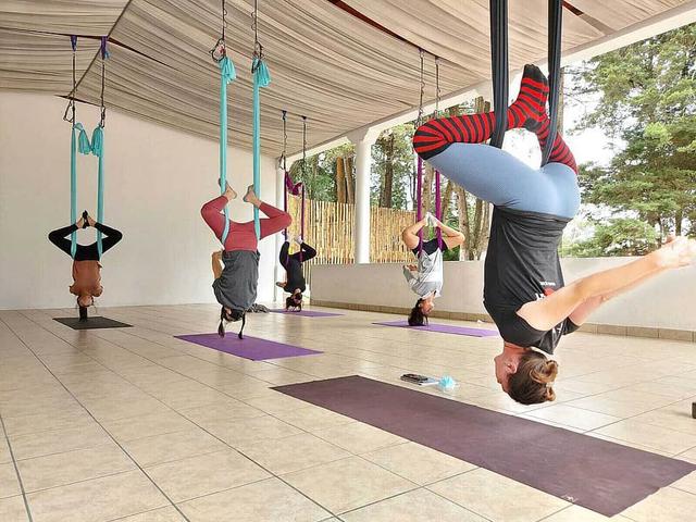 4 Day Private Aerial Yoga Retreat in Milpas Altas, Guatemala